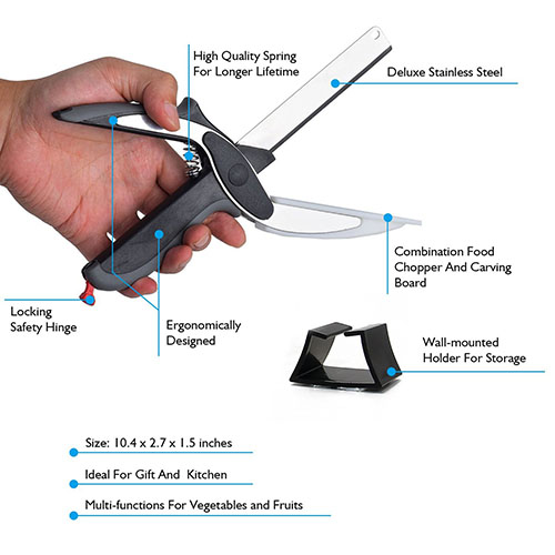 Clever cutter scissors